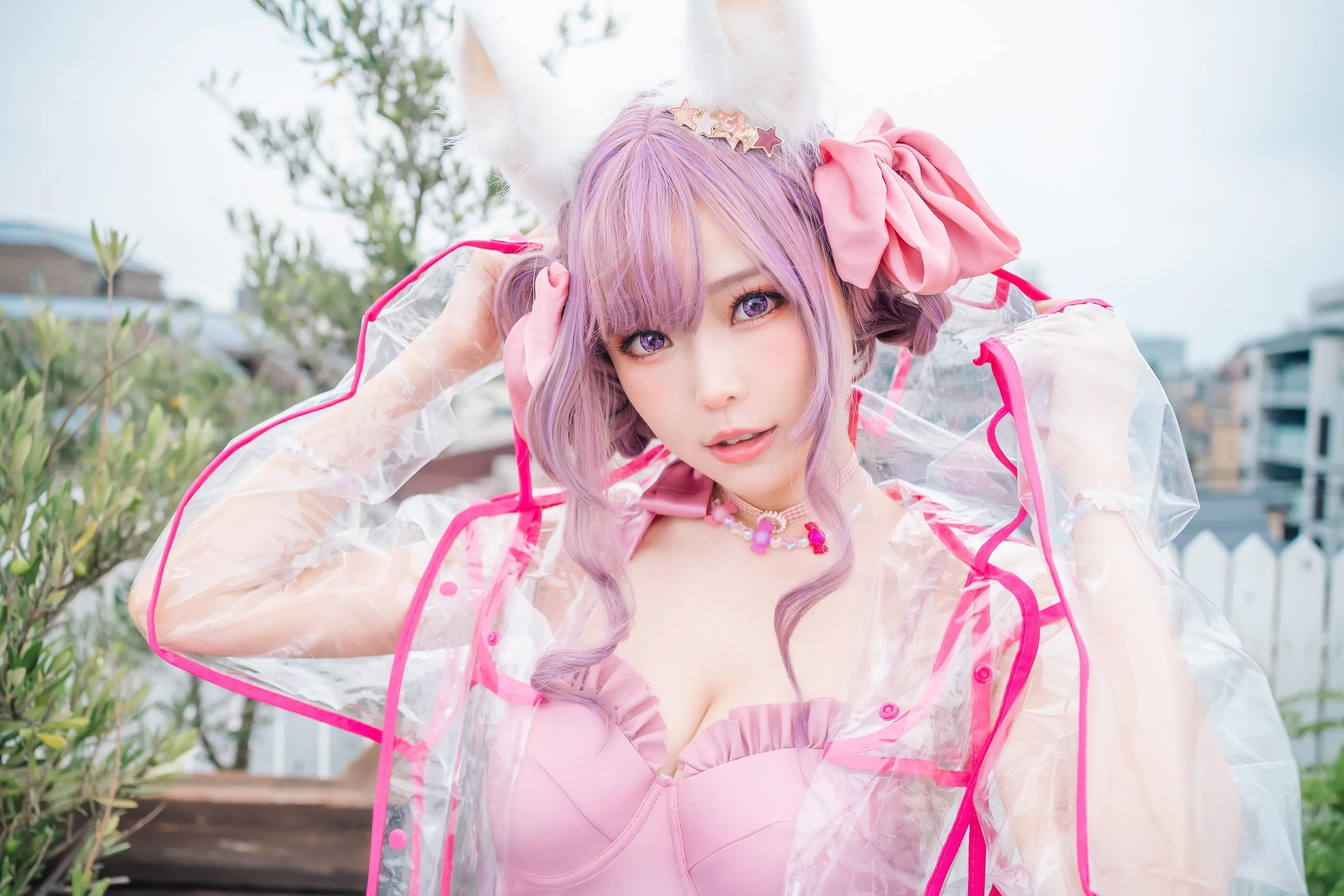 ElyEE子 – NO.82 Fluffy Summer – Original Swimsuit-粉色 [54P]插图8